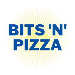 Bits N Pizza logo.